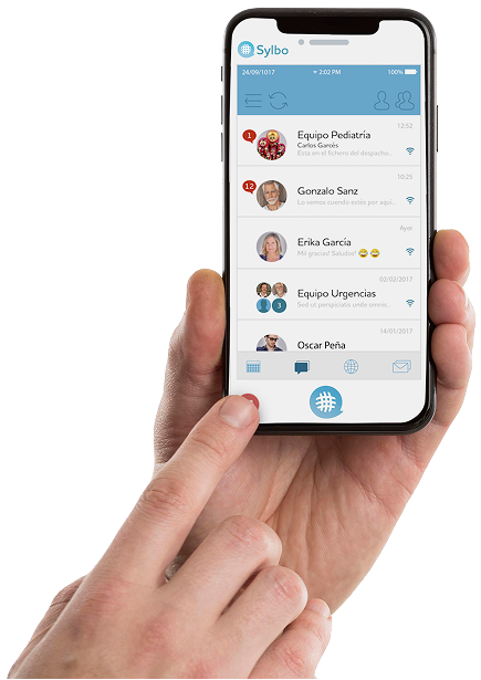 App Sylbo en el móvil
